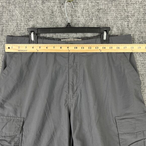 REI Shorts Mens Extra-Large Gray Nylon Elastic Waist Regular Pockets Comfortable - Picture 7 of 10